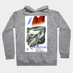 Vintage Travel Poster The Grampians Victoria Australia Hoodie